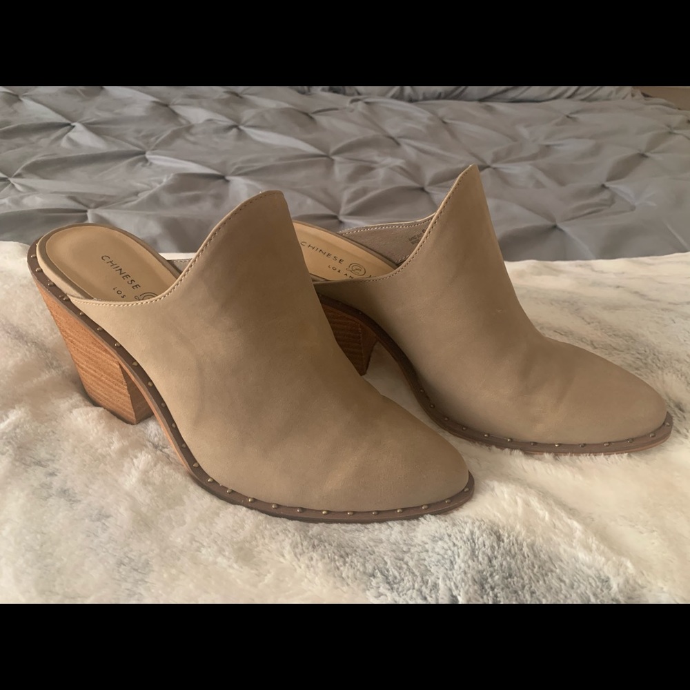 Chinese Laundry Block Heel Mule